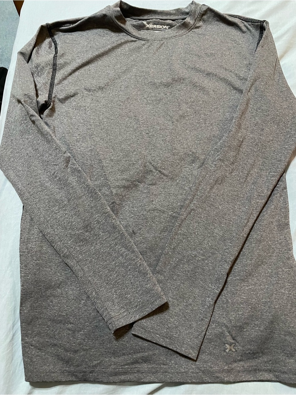 Xersion Performance Tee in Charcoal Heather